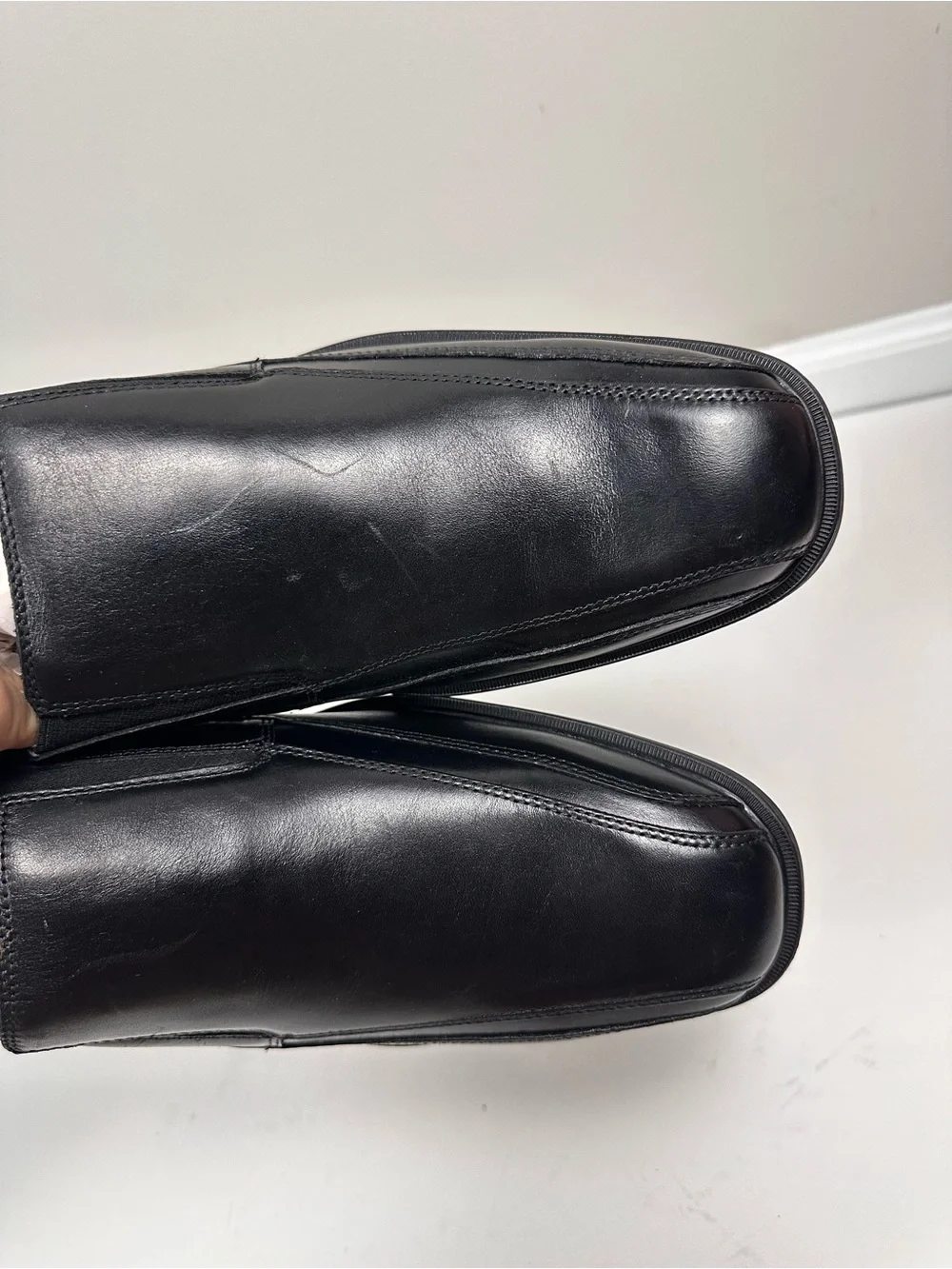 Kenneth Cole New York NY Leather Slip On Loafers Size 13 NWOB
